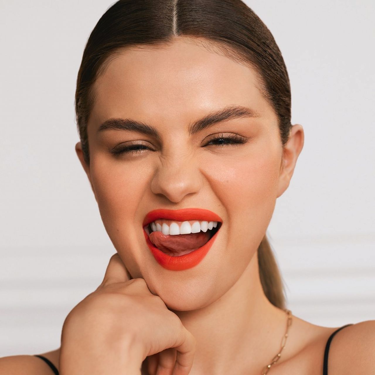 Selena Gomez Promoting Rare Beauty Makeup Celebmafia