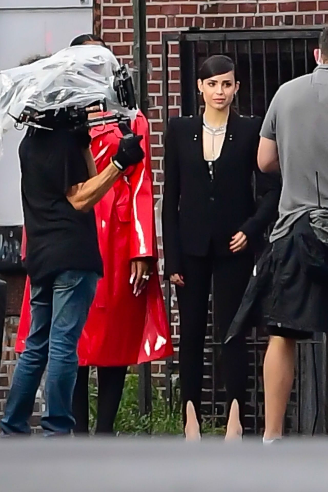 Sofia Carson and Megan Thee Stallion - Shooting for Revlon in NY 10/01 ...