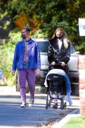 Sophie Turner and Joe Jonas - Stroll With Their Daughter in LA 10/26/2020