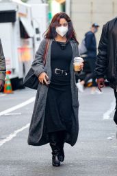 Vanessa Hudgens - Heads to East Village Set of Netflix
