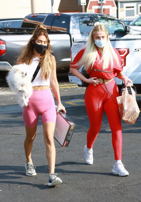 Violet Benson and Francesca Farago - Out in LA 10/17/2020