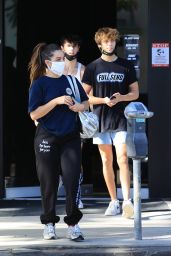 Addison Rae and Bryce Hall - Leaving the Gym 10/31/2020