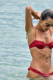 Alessandra Ambrosio in a Bikini on the Beach in Florianópolis 11/17/2020
