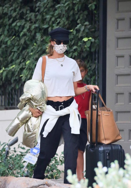 Alessandra Ambrosio - Leaving Her Home in LA 11/06/2020