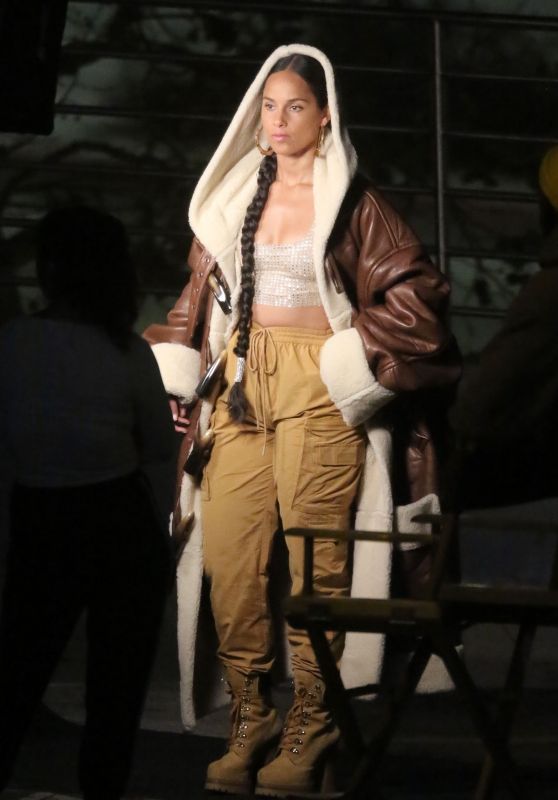 Alicia Keys - Filming a Video for MTV EMA in Los Angeles 11/02/2020