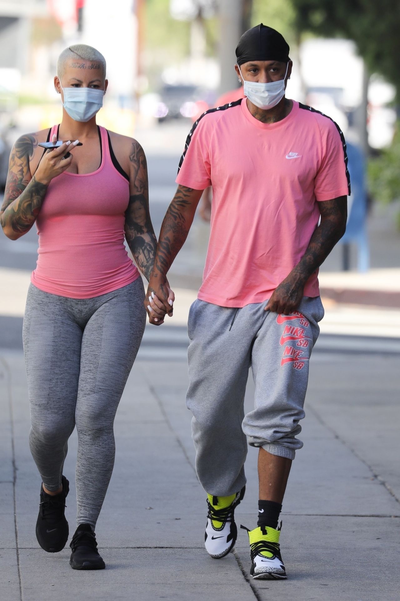 Amber Rose - Out in West Hollywood 11/04/2020.