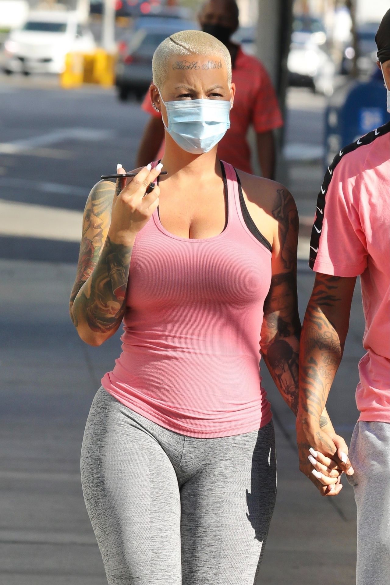 Amber Rose Out In West Hollywood 11 04 2020 Celebmafia