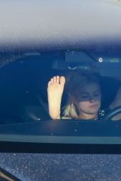 Ariel Winter at the Tesla Charging Station in Burbank 11/12/2020