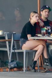 Ashley Benson and G-Eazy - Lunch at Mustard Seed Cafe in LA 11/02/2020