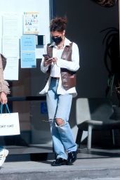 Bella Hadid - Shopping at Sweet Flower Cannabis Store in Studio City 11/08/2020