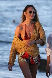 Candice Swanepoel on the Beach in Miami 11/15/2020