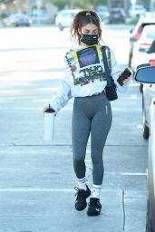 Chantel Jeffries in a Grey Leggings 11/19/2020