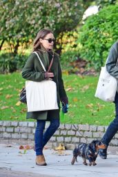 Emilia Clarke With a Mystery Man in North London 10/25/2020