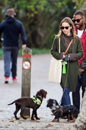 Emilia Clarke With a Mystery Man in North London 10/25/2020