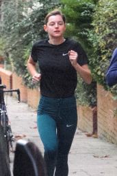 Emma Corrin - Jogging in London 11/16/2020