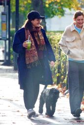 Emma Corrin - Out With Her Dog in London 11/10/2020