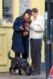 Emma Corrin - Out With Her Dog in London 11/10/2020