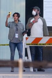 Eva Longoria - Filming Scenes for a New Production in LA 11/22/2020
