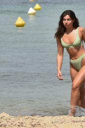 Francesca Allen in a Bikini on the Beach in Turkey - November 2020