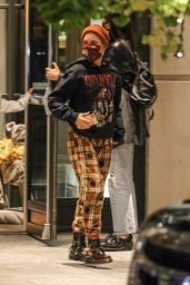 Halsey - Out for Dinner in New York 11/17/2020