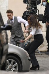 Hayley Atwell on the Set of "Mission Impossible 7" in Rome 11/24/2020