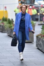 Jenni Falconer - Leaving the Global Studios in London 11/12/2020