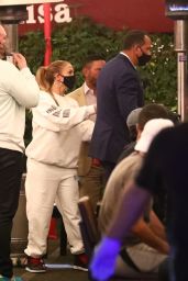 Jennifer Lopez at Matsuhisa in Beverly Hills 11/19/2020