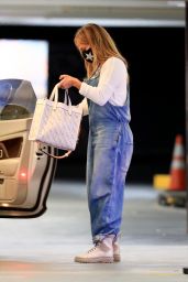 Jennifer Lopez in Casual Outfit - Soho House in West Hollywood 10/31/2020