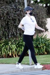 Katherine Schwarzenegger in a VOTE T-Shirt and Hat  - Santa Monica 11/01/2020