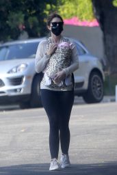 Katherine Schwarzenegger Walks Baby Lyla in LA 11/26/2020