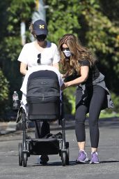 Katherine Schwarzenegger With Mom Maria Shriver in Brentwood 11/15/2020
