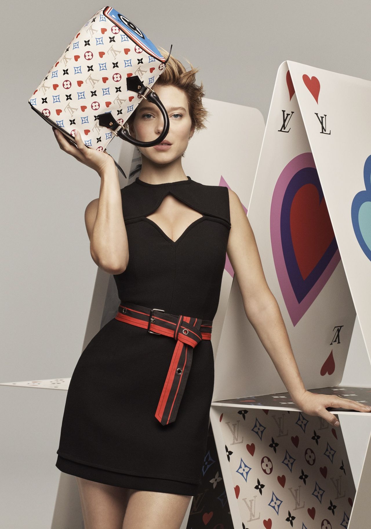 L a Seydoux Photoshoot  for Louis  Vuitton  Cruise 