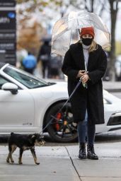 Lili Reinhart - Walking Her Dog in Vancouver 11/14/2020
