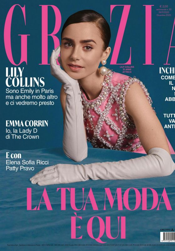 Lily Collins - Grazia Magazine December 2020 Issue