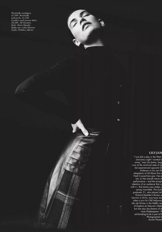 Lily James – Vogue UK December 2020 Issue