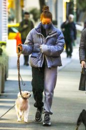 Madelaine Petsch - Walking Her Dog in Vancouver 11/09/2020