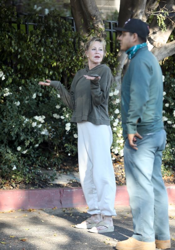 Melanie Griffith - Outside Her Home in LA 11/13/2020