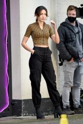 Michelle Keegan - Filming "Brassic" TV Show in Manchester 11/10/2020