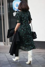 Myleene Klass in a Print Dress - London 11/07/2020