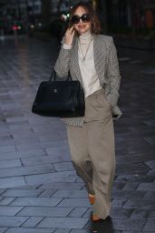 Myleene Klass in a Tweed Jacket and Trousers - London 11/14/2020