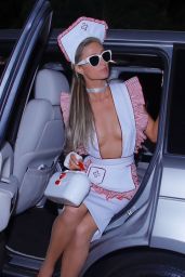 Paris Hilton in a Nurses Outfit - Los Angeles 10/31/2020