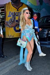 Paris Hilton - Leaving a Halloween Party in LA 10/31/2020