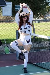 Phoebe Price at the Tennis Courts 11/20/2020