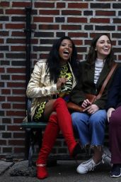 Renee Elise Goldsberry, Sara Bareilles, Paula Pell and Busy Philipps - "Girls5Eva" Set in NYC 11/03/2020