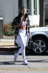 Sara Sampaio in Gym Ready Outfit - Los Angeles 11/13/2020