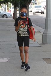 Skai Jackson at the DWTS Studio in Los Angeles 11/05/2020