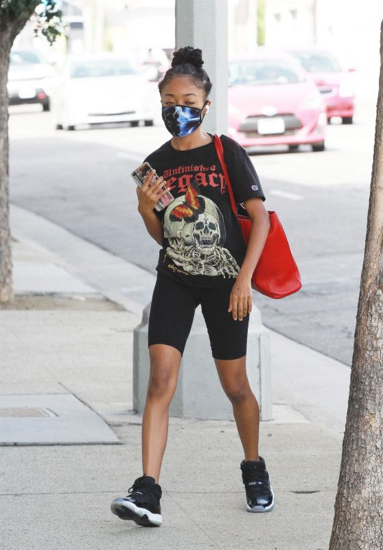 Skai Jackson at the DWTS Studio in Los Angeles 11/05/2020