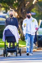 Sophie Turner - Walking Her Baby in Los Angeles 11/13/2020
