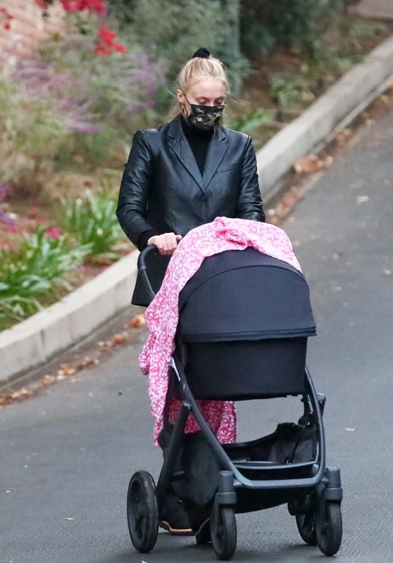 Sophie Turner - With Her Daughter in LA 11/23/2020