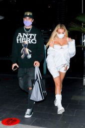 Tana Mongeau at BOA Steakhouse in West Hollywood 11/14/2020